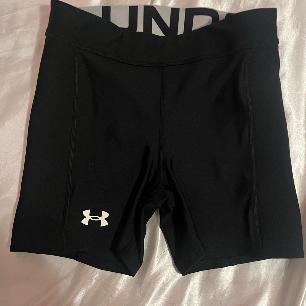 Black Softball compression shorts in size medium